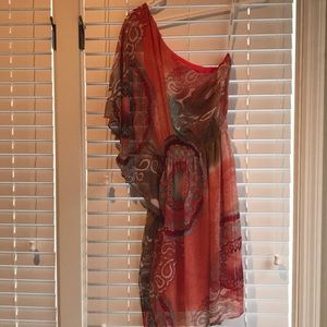 Bisou Bisou one shoulder dress